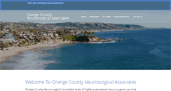 Desktop Screenshot of ocneurosurgery.com